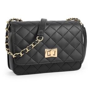 women's girls quilted cross body sling bag