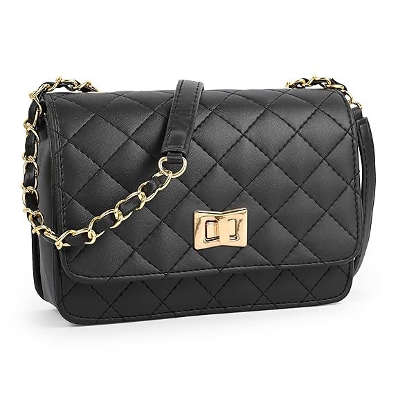 women's girls quilted cross body sling bag women's girls quilted cross body sling bag