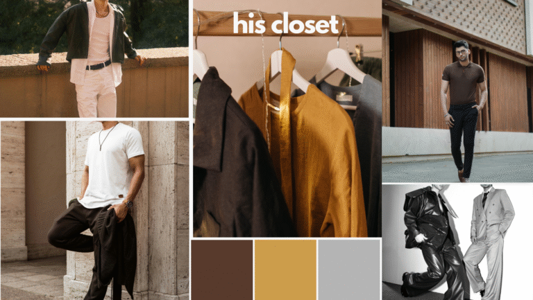 brown beige and blue modern fashion collection facebook cover (1)