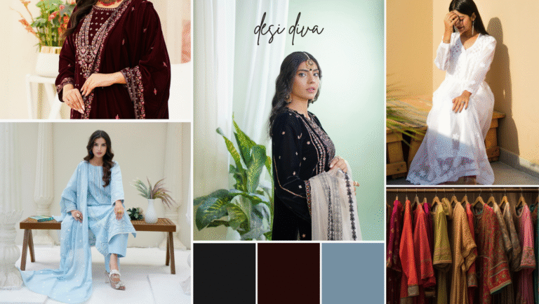 brown beige and blue modern fashion collection facebook cover (2)